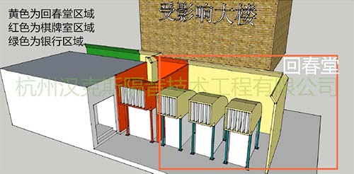 中沙金座裙樓頂空調機組和水泵噪聲治理1 中沙金座裙樓頂空調機組和水泵噪聲治理1